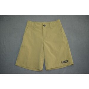Pelagic Youth High Performance Deep Sea Hybrid‎ Shorts Fishing Tan Youth Size 25